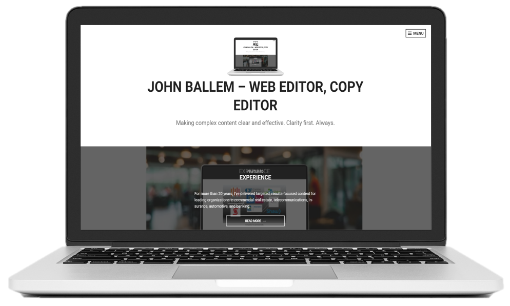 John Ballem – Web Editor, Copy Editor